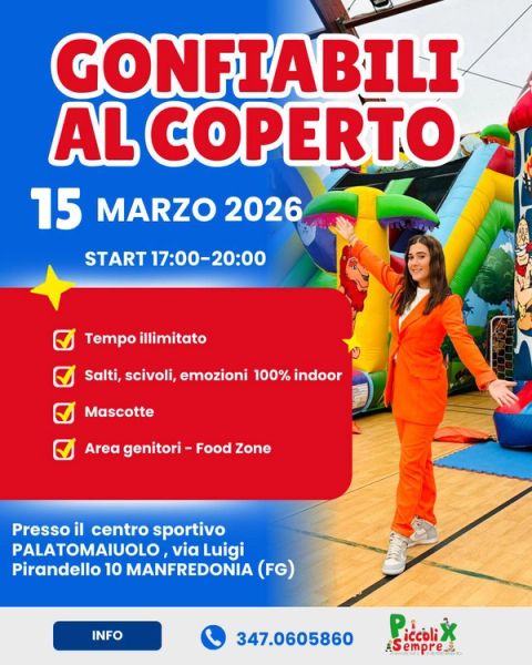 Gonfiabili al Coperto – Parco giochi indoor