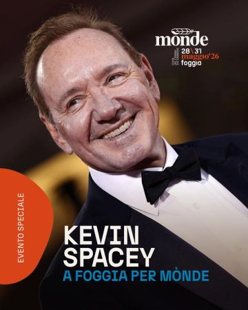 Kevin Spacey ospite Festival “Mònde” | Foggia