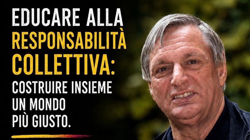 Educare alla responsabilità collettiva: costruire insieme un mondo più giusto, oggi ore 17.30 Educare alla responsabilità collettiva: costruire insieme un mondo più giusto, oggi ore 17.30