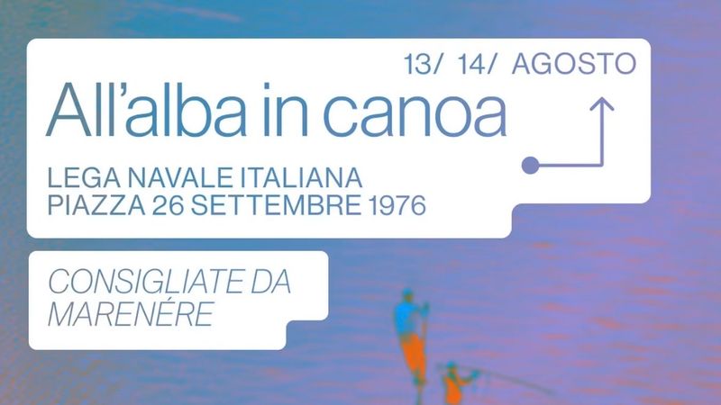 All’alba in canoa - LNI Manfredonia e Marenére