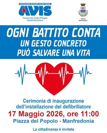 Un defibrillatore per la città
