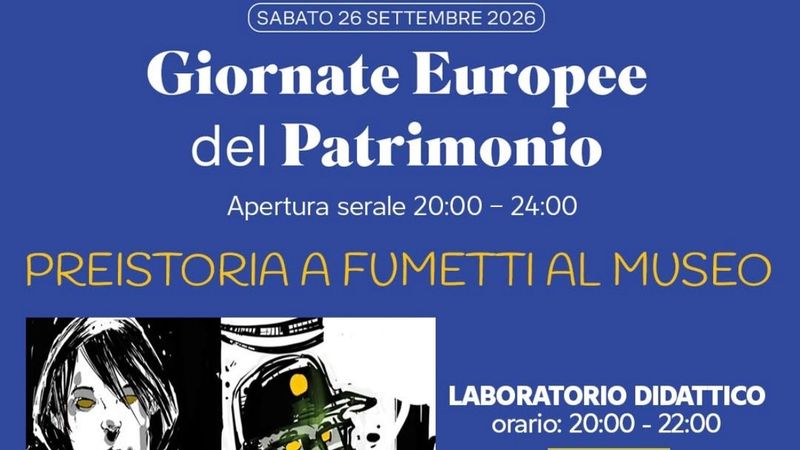 Preistoria a fumetti al Museo | Giornate Europee del Patrimonio