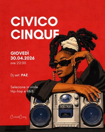 DJ set con PAZ | CivicoCinque