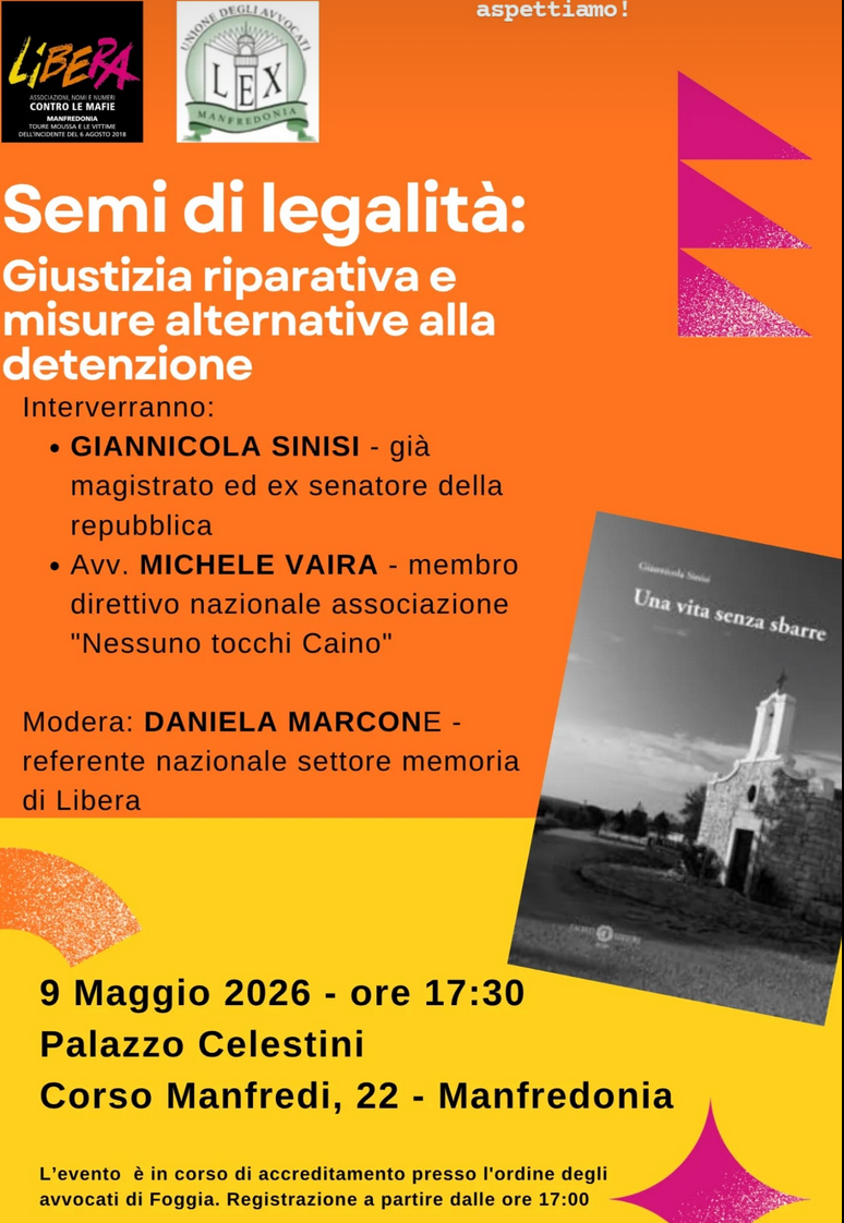 Incontro pubblico | "Semi di legalità"