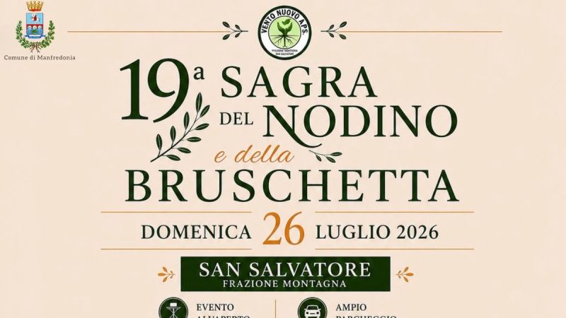 19ª Sagra del Nodino e della Bruschetta a San Salvatore