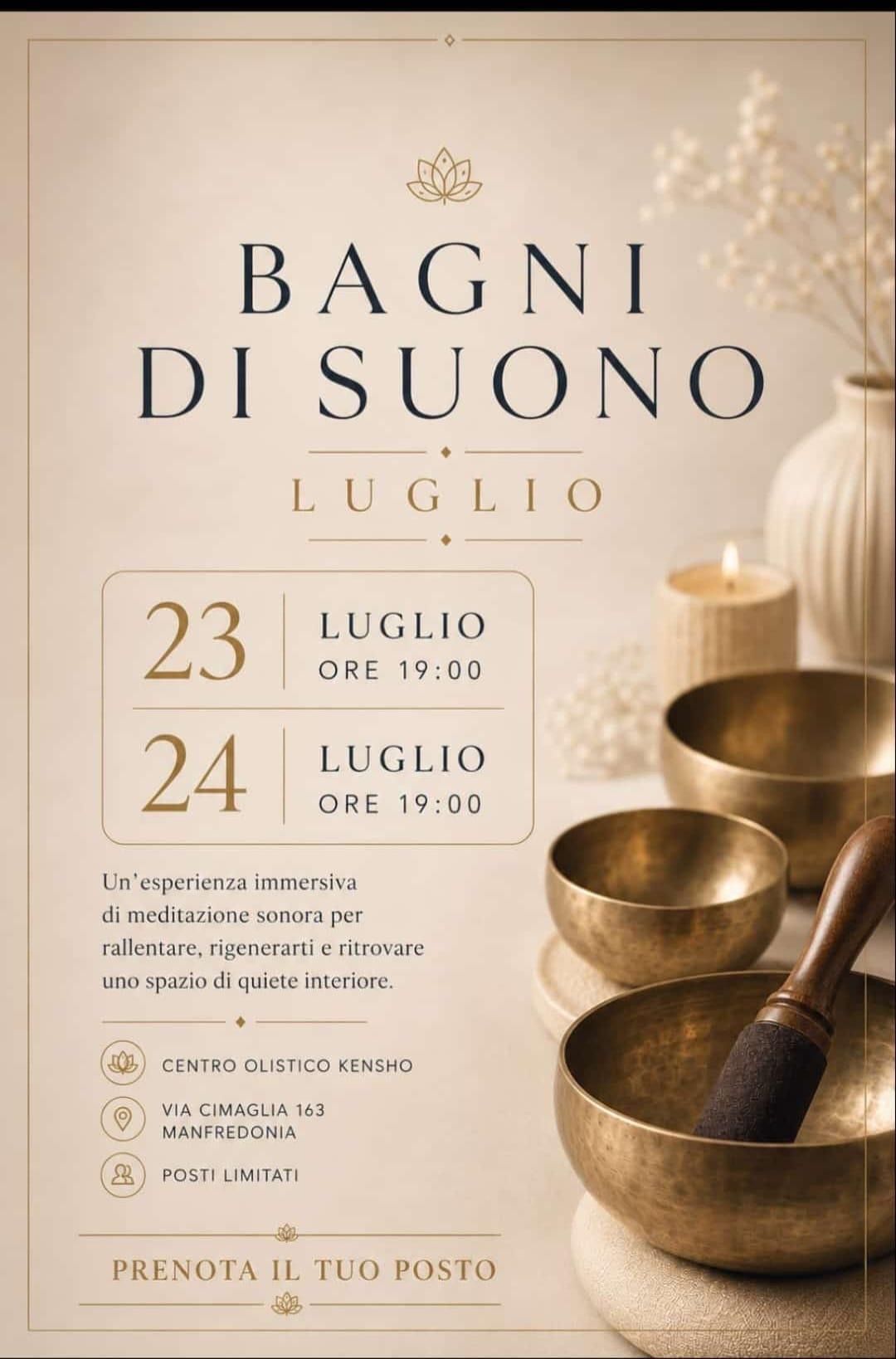 Bagni di Suono – Meditazione sonora