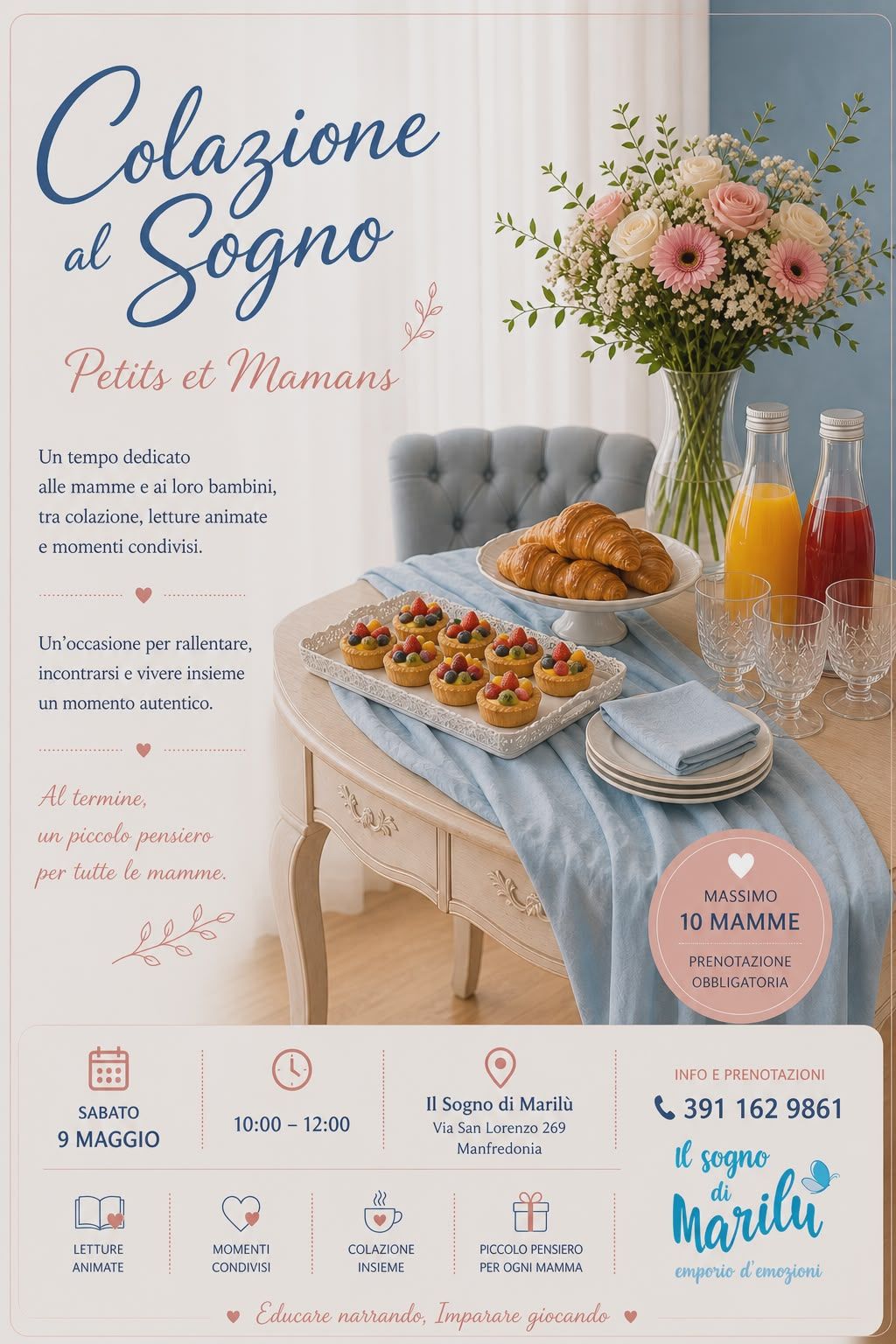 Festa della mamma | Colazione al Sogno – Petits et Mamans