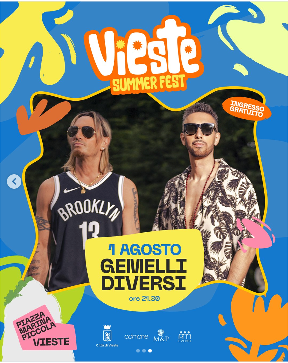 Gemelli Diversi in concerto | Vieste