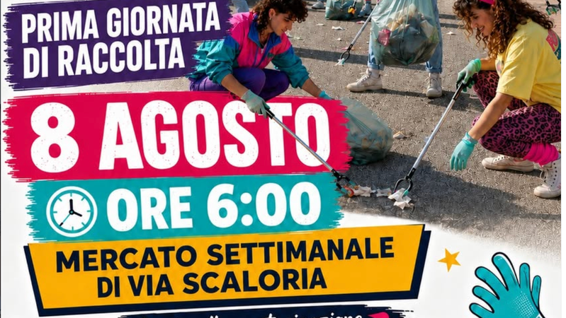 Ózze – Prima raccolta collettiva dei rifiuti