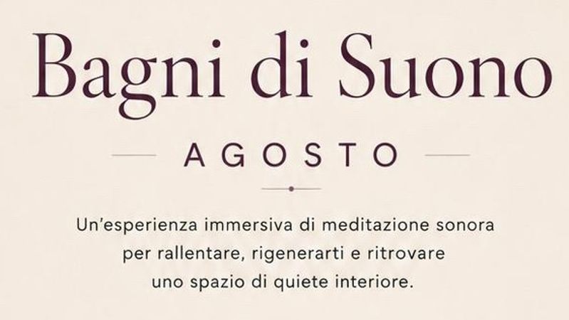 Bagni di Suono – Meditazione sonora