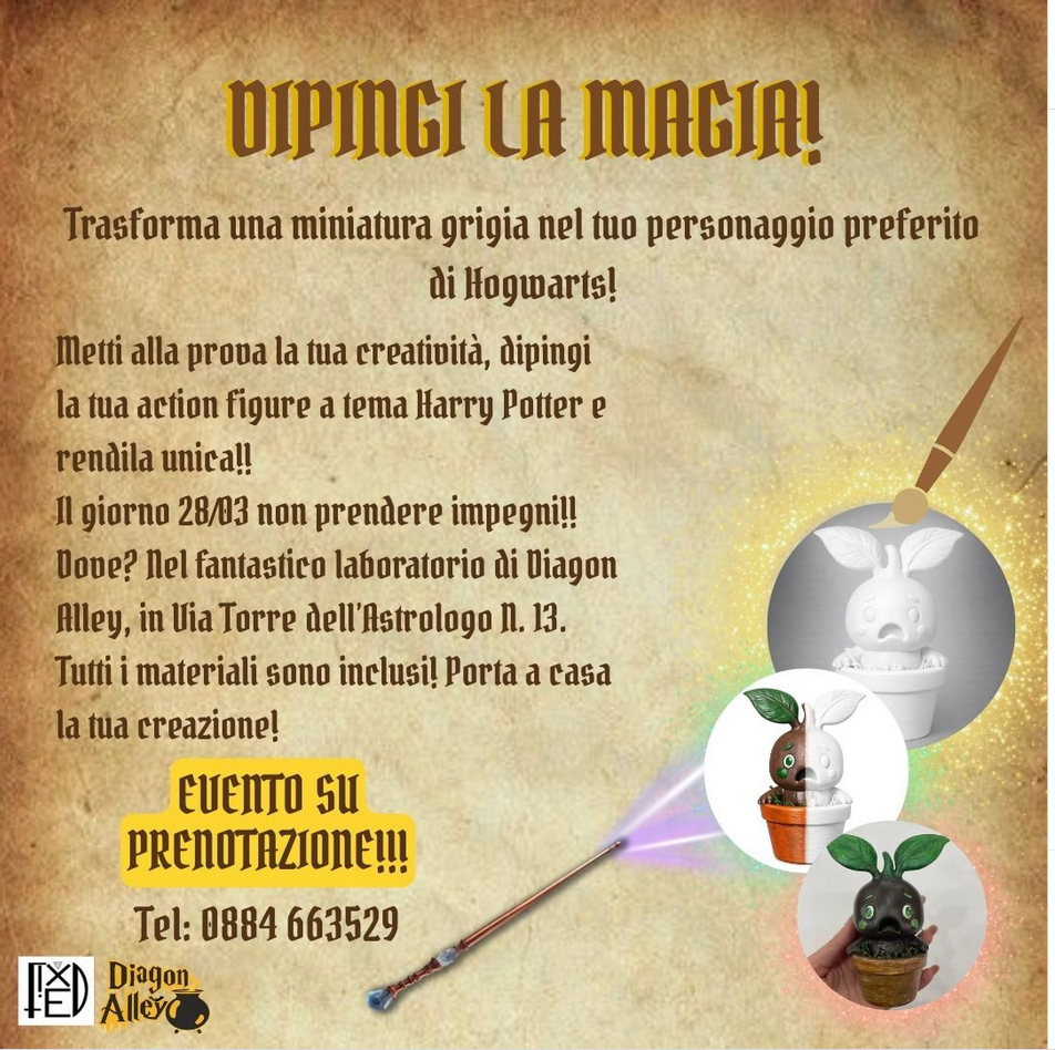 Laboratorio creativo Harry Potter | Dipingi la magia