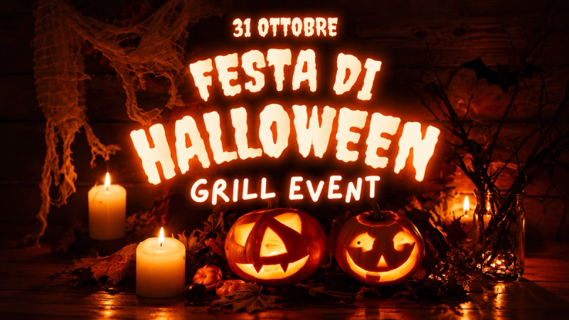 Halloween 2026 – Cena spettacolo e DJ set | Grill Event