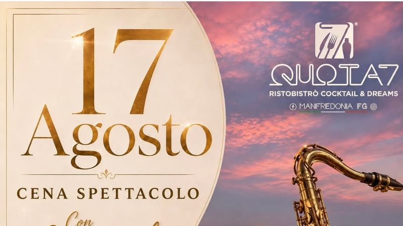 Cena Spettacolo con Ciuffreda Zingariello | Quota 7
