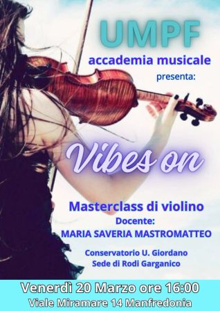 Masterclass di violino con Maria Saveria Mastromatteo