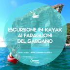 Escursione in kayak ai Faraglioni di Baia delle Zagare 