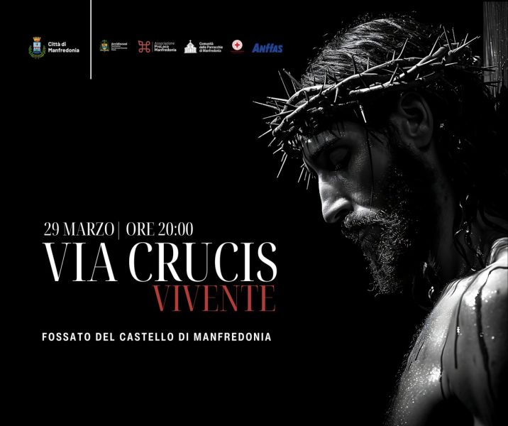 Via Crucis Vivente nel fossato del Castello