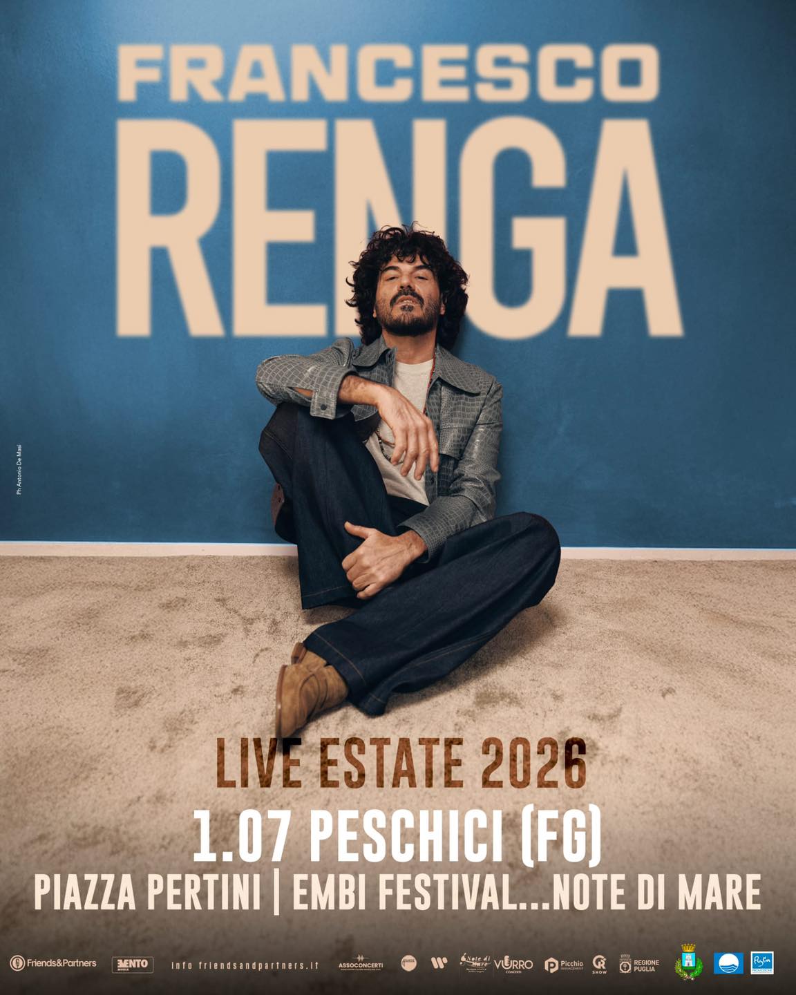 Francesco Renga in concerto a Peschici – Live Estate 2026