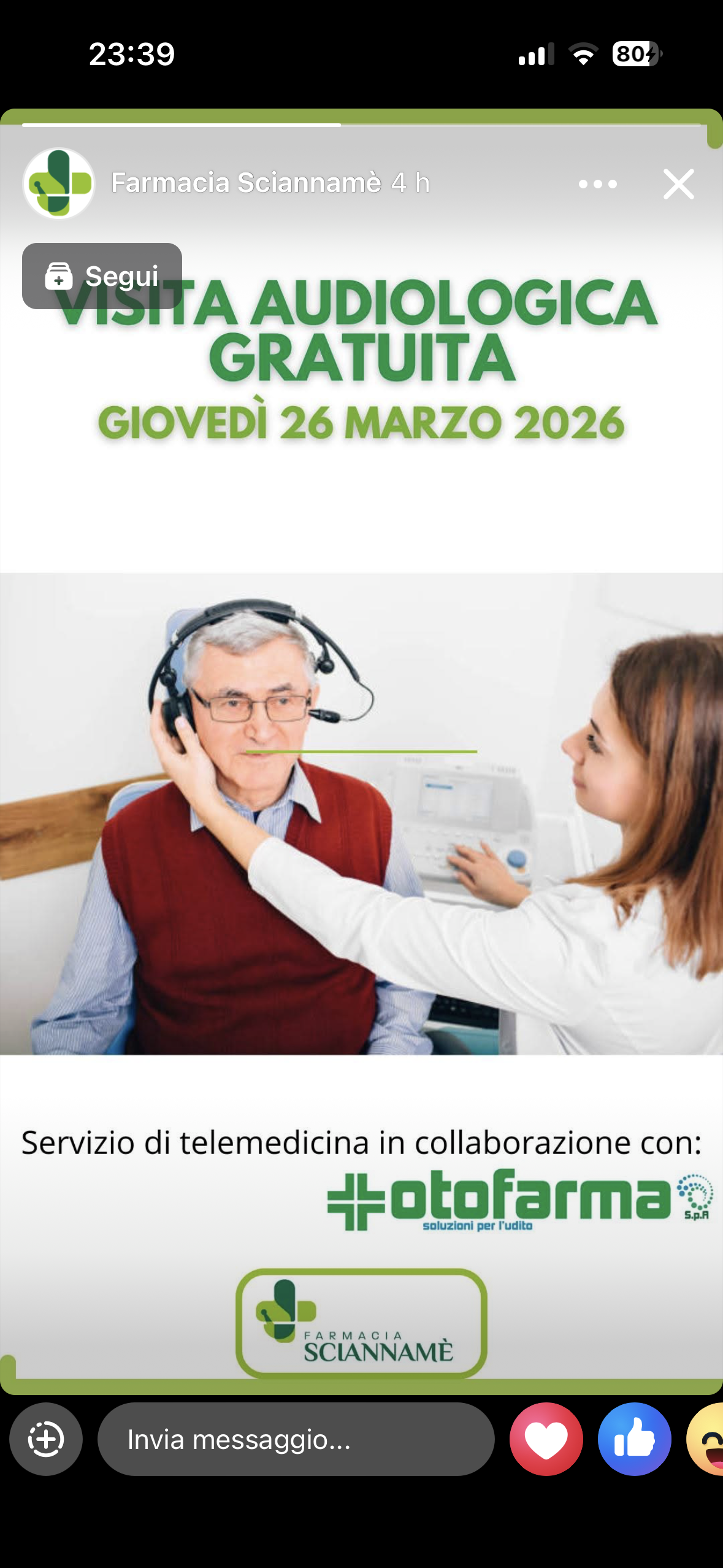 Visita audiologica gratuita