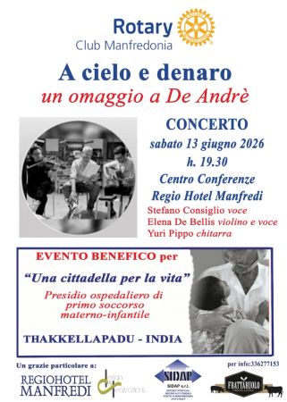 A cielo e denaro – Omaggio a Fabrizio De André