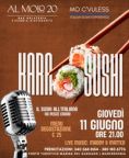 Kara Sushi da Al Molo 20 con Mo C’Vuless e live music
