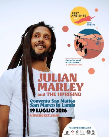Julian Marley in concerto a FestambienteSud Green Cave | San Marco in Lamis