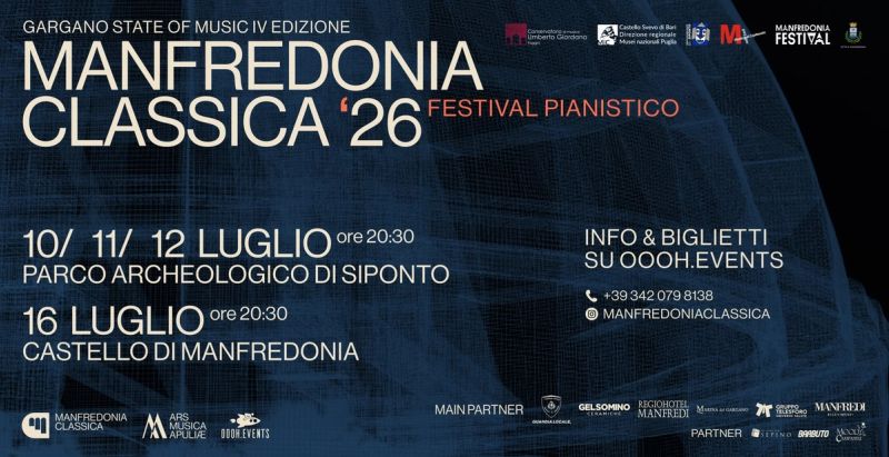 Giulio De Padova - Manfredonia Classica | Manfredonia Festival 2026