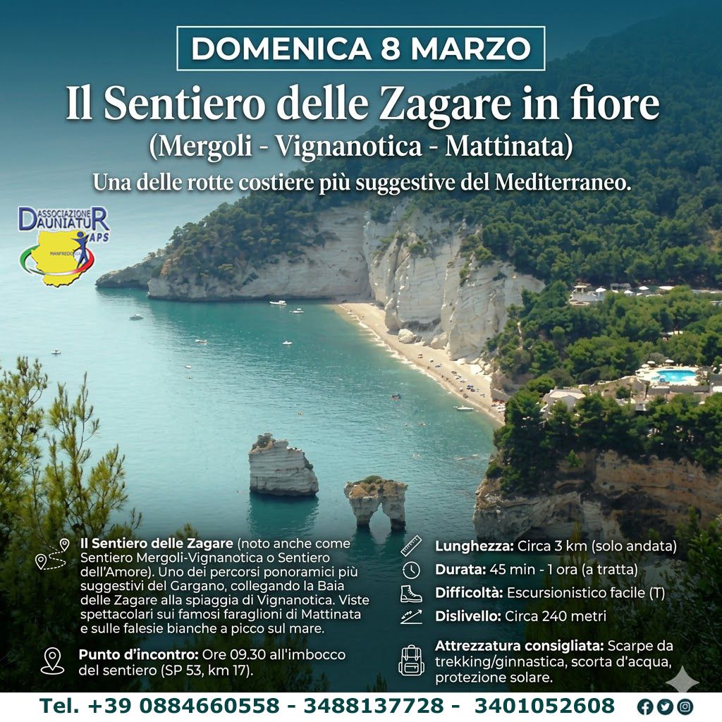 Escursione trekking | Il Sentiero delle Zagare in fiore