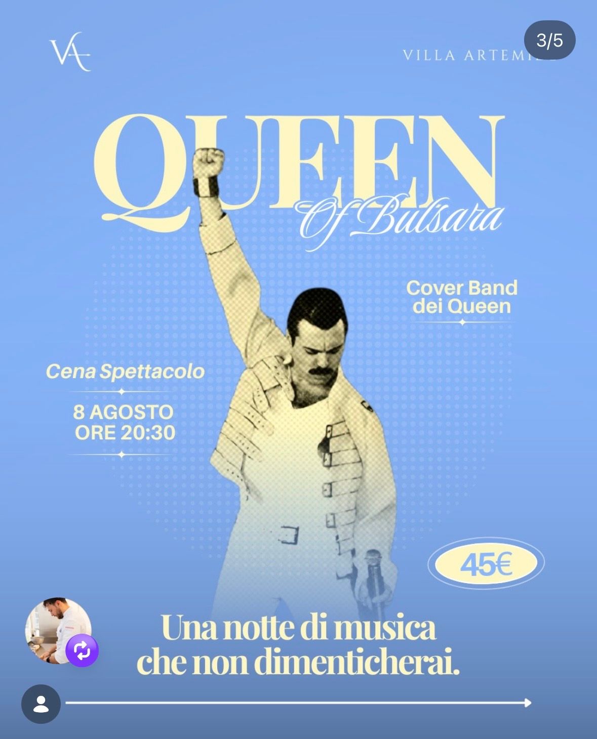 Queen of Bulsara – Cover Band dei Queen | Villa Artemide