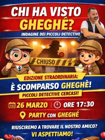 Evento bambini | Indagine detective “Chi ha visto Gheghè?”