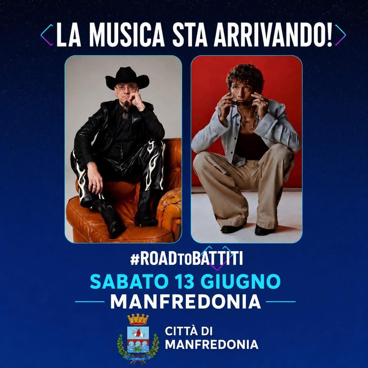 Road to Battiti Live 2026 a Manfredonia con J-Ax e Irama