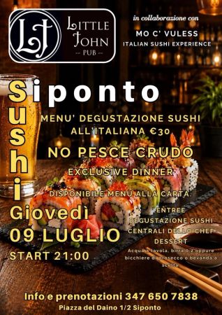 Siponto Sushi – Exclusive Dinner al Little John Pub