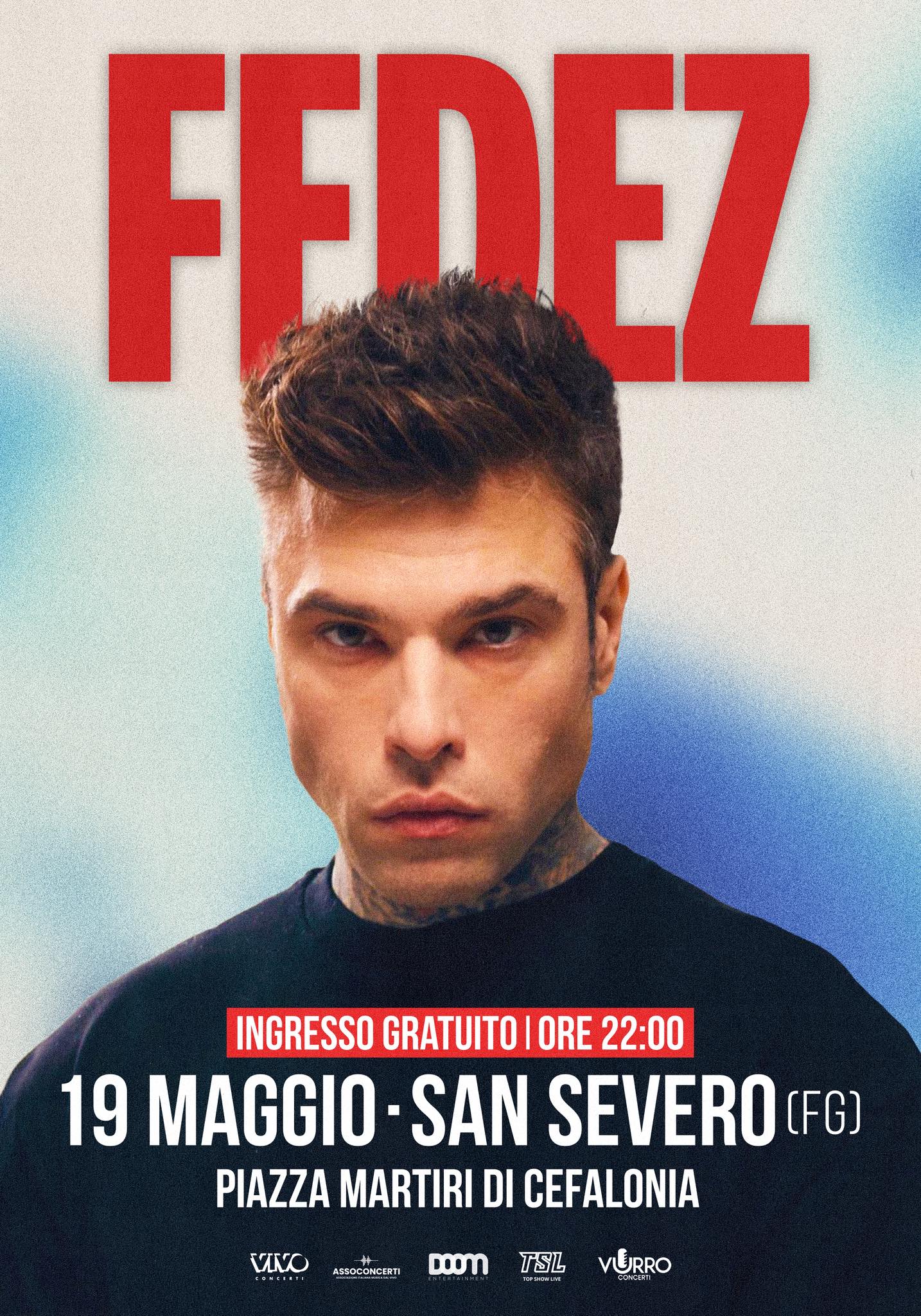 Fedez a San Severo – DJ set per la Festa del Soccorso