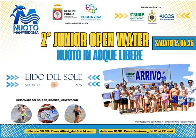 2° Junior Open Water – Nuoto in Acque Libere a Siponto