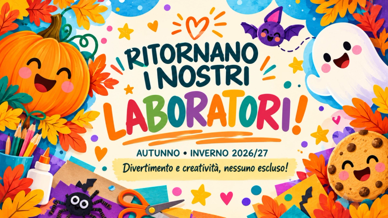 Laboratori d’Autunno 2026 – Associazione Angeli 2021