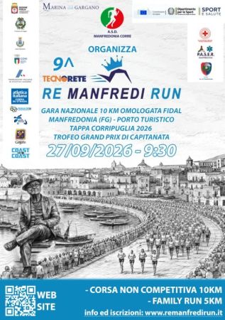 Re Manfredi Run 2026 – 9ª edizione