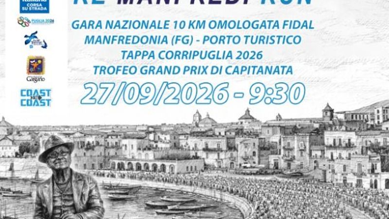 Tecnorete Re Manfredi Run 2026 – 9ª edizione Tecnorete Re Manfredi Run 2026 – 9ª edizione