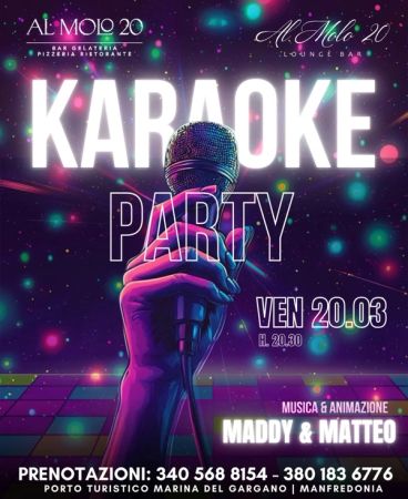 Karaoke Party con musica e animazione | Al Molo 20