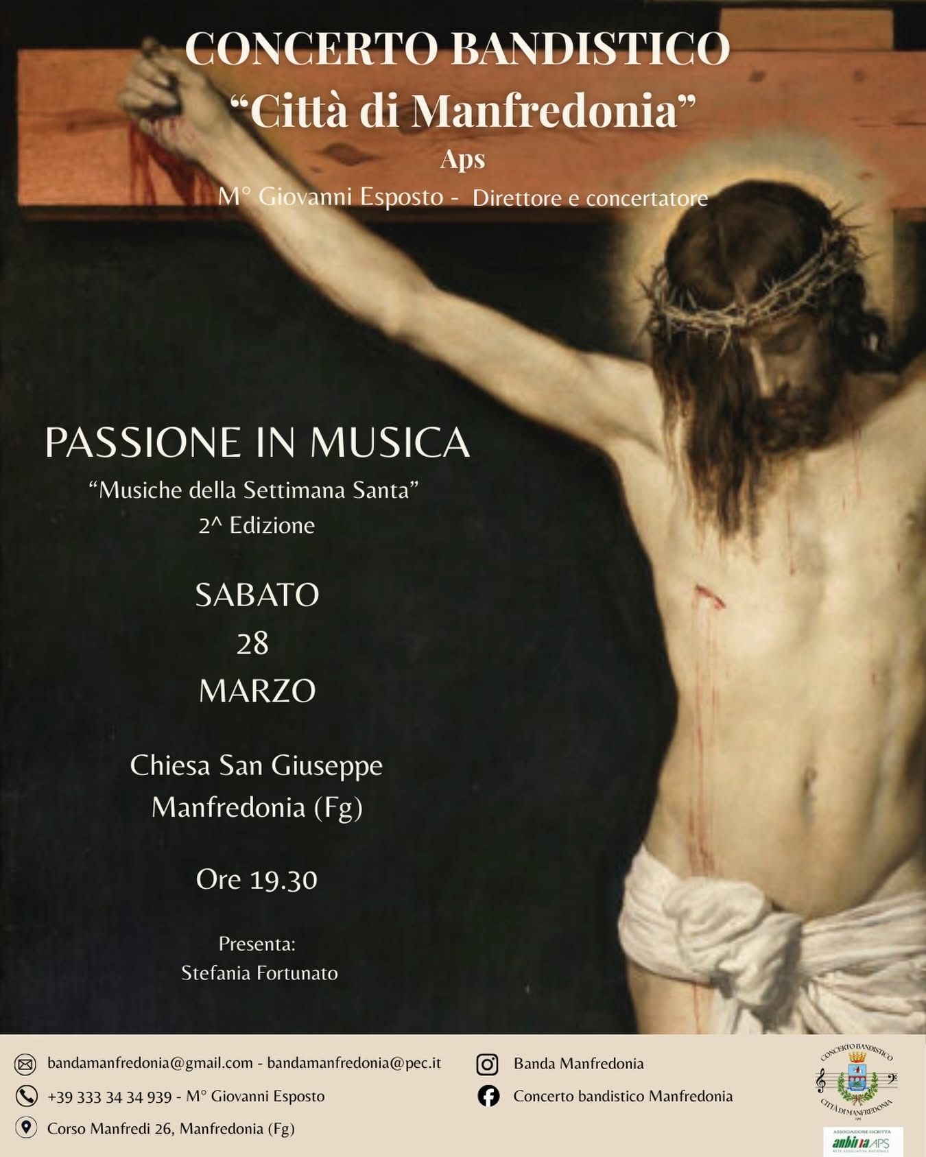 Concerto “Passione in Musica” | Banda Città di Manfredonia