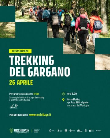 Trekking del Gargano Orchidays | escursione tra boschi e sentieri