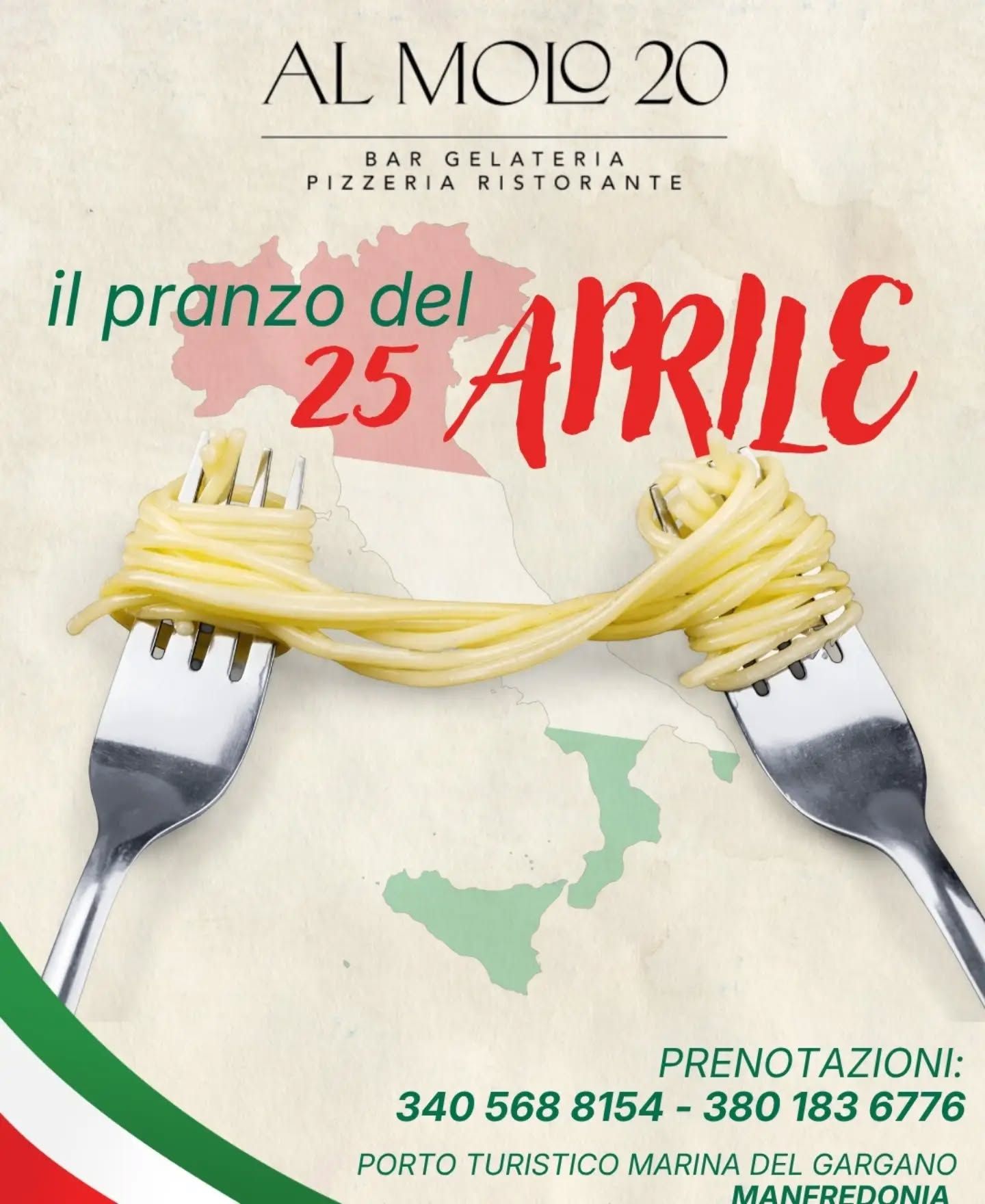 Pranzo del 25 aprile | Al Molo 20
