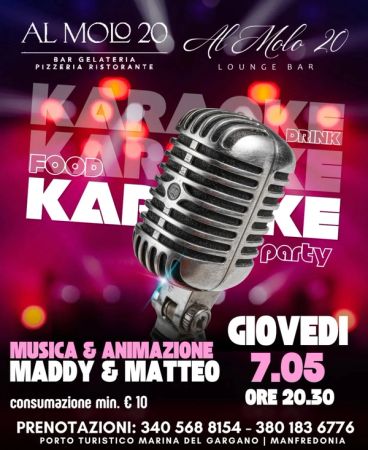 Karaoke Party con Maddy & Matteo | Al Molo 20