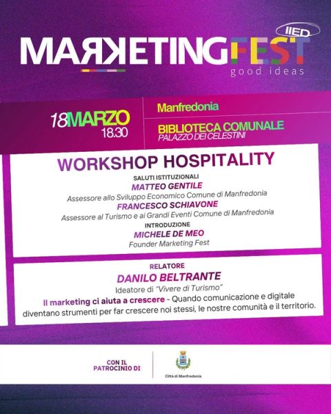 Marketing Fest – Workshop Hospitality