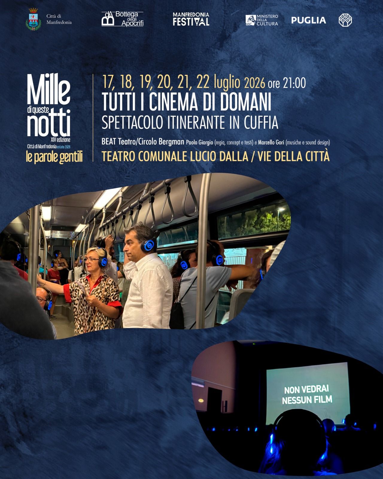 Tutti i cinema di domani – Spettacolo itinerante in cuffia