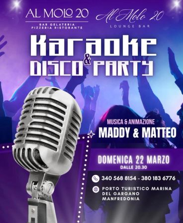 Karaoke & Disco Party | Al Molo 20