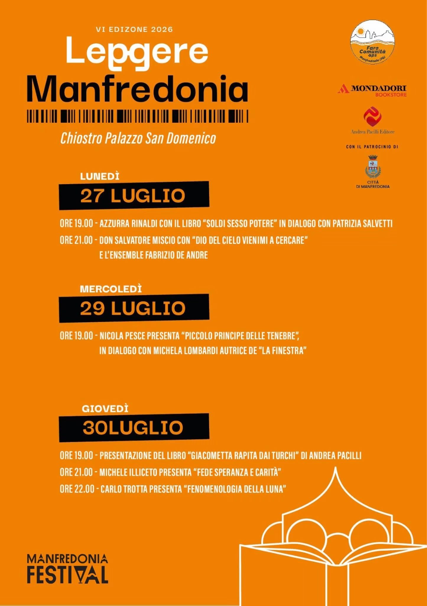 Leggere Manfredonia 2026 – VI Edizione | Manfredonia Festival 2026