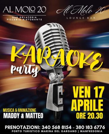 Karaoke Night con Maddy & Matteo| Al Molo 20