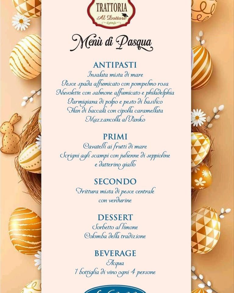 Pranzo di Pasqua | Trattoria Al Dottore
