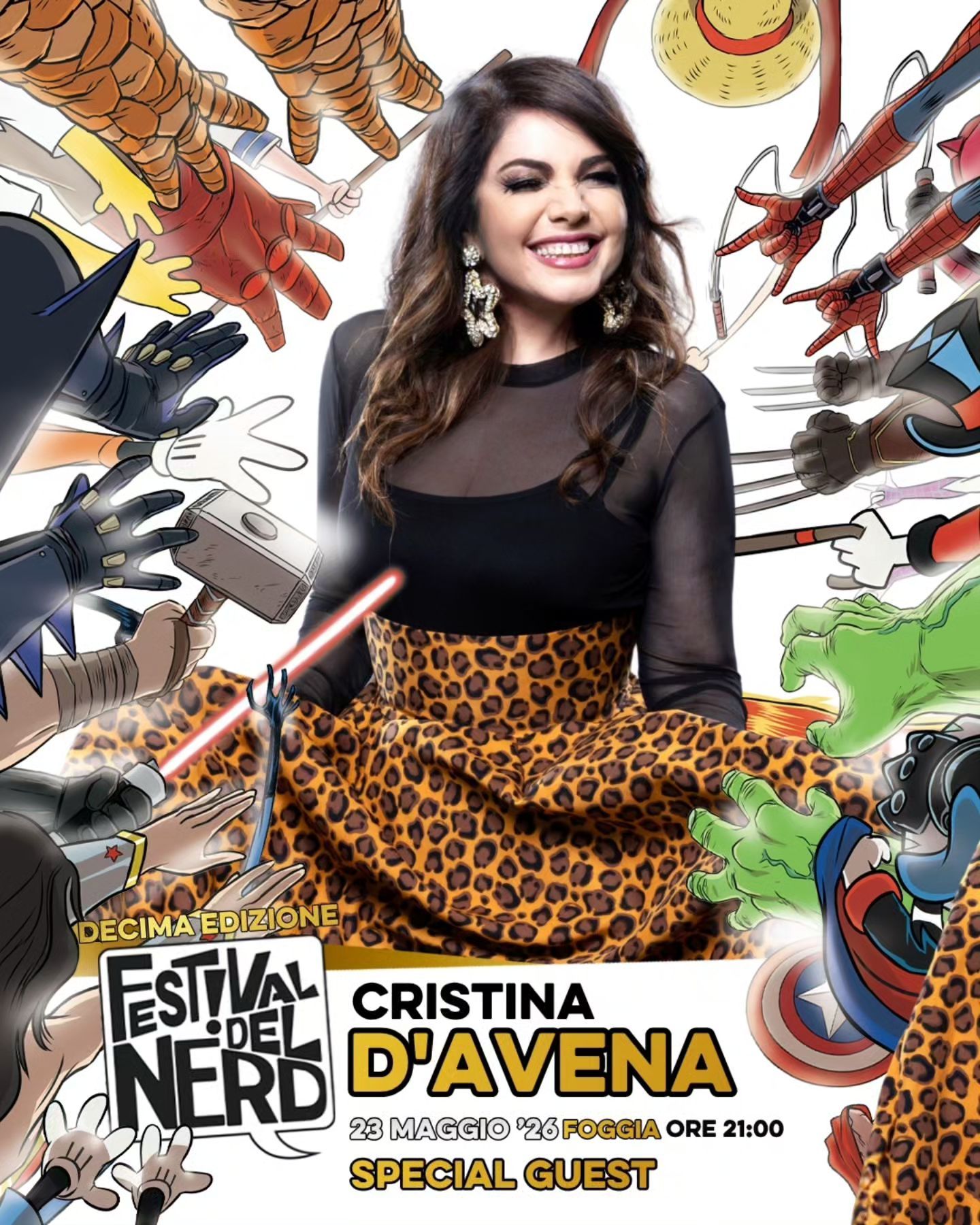 Cristina D’Avena special guest | Festival del Nerd 2026 – Foggia