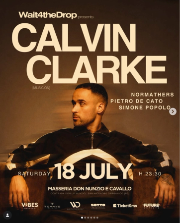 Calvin Clarke live | San Nicandro Garganico