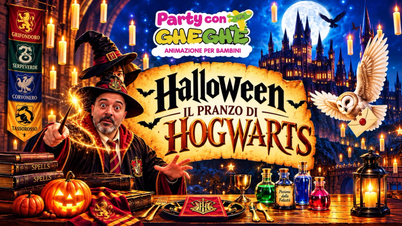 Halloween – Il Pranzo di Hogwarts con Party con Gheghè